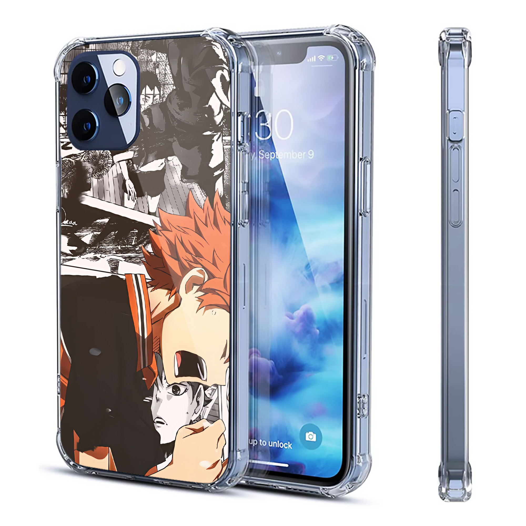 （画像用） ハイキュー!! Haikyu!! 【iPhone 12シリーズ対応】透明スマホケース（クリアソフトケース）
